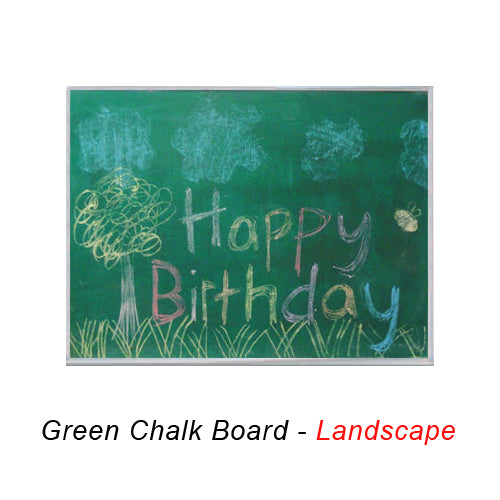 14×22 Magnetic Green Chalk Board with Aluminum Frame (Porcelain on Steel) Fashion