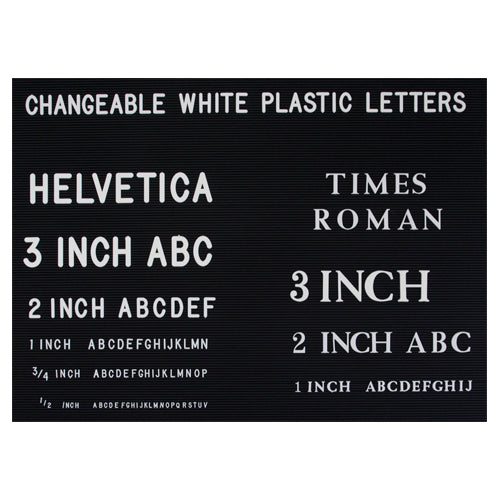 14×22 Changeable Letter Board Upscale Hospitality Wall Displays Discount