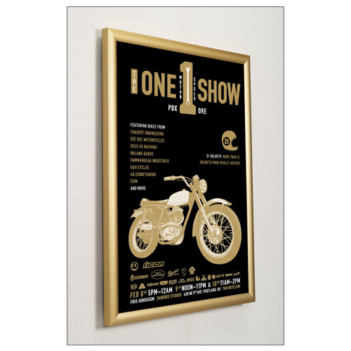 14×22 Metal Picture Frame with Wide-Face Poster Display Frame in Four Finishes + Custom Sizes Online Hot Sale
