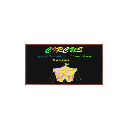 12×24 Wood Framed Black Dry Erase Marker Boards Online