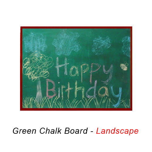 24×30 Magnetic Green Chalk Board with Wood Frame (Porcelain on Steel) Discount