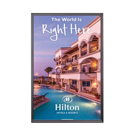 24×96 Large Poster Frame Wide-Face Poster Display SwingFrame Sale