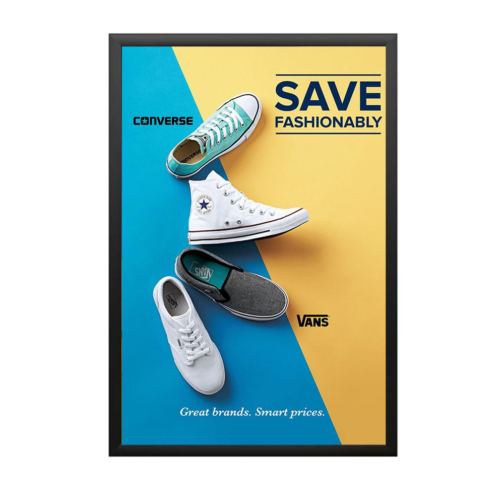 24×84 Large Frame Snap Open Front Loading Poster Snap Frames (1 1/4″ Profile for MOUNTED GRAPHICS) Discount