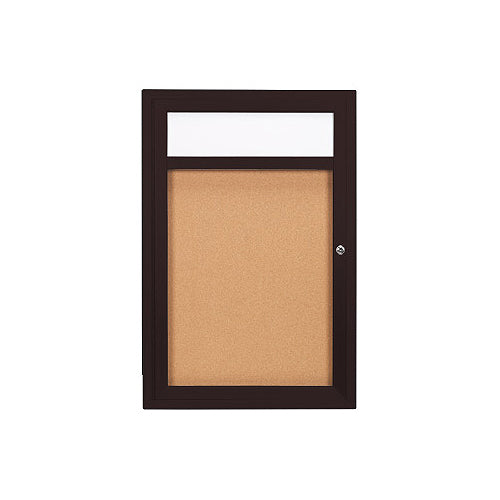 24″ x 36″ Outdoor Enclosed LED Lighted Poster Swing Cases with Header | Single Door Online
