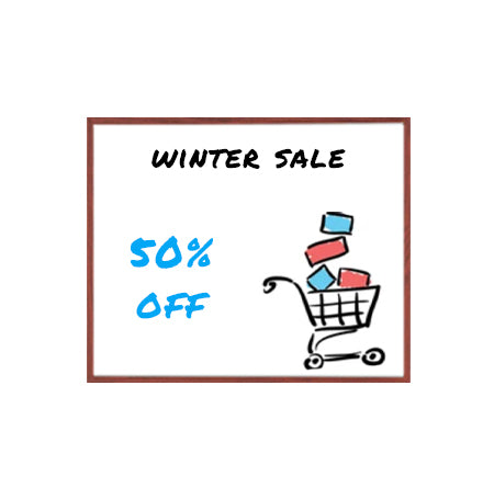 30×36 Wood Framed White Board Dry Erase Marker Boards Sale