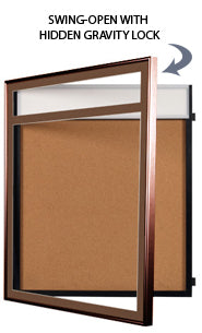 24 x 36 SwingFrame Metal Framed Designer Bulletin Boards w Personalized Header Online Hot Sale
