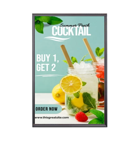 36×42 Large Poster Frame Wide-Face Poster Display SwingFrame Discount