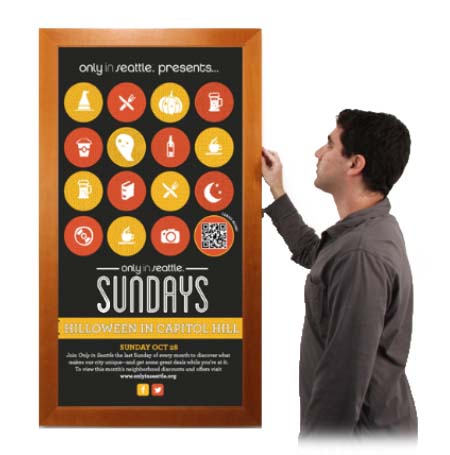 48 x 60 Wood Picture Poster Display Frames (Wide Wood) Online Hot Sale