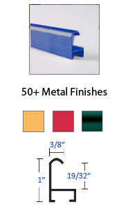 8.5×14 Colorful Classic Picture Frames (Metal Poster Displays) Sale