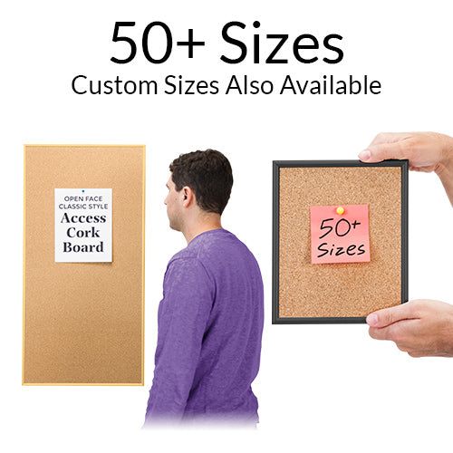 Access Cork Board™ 16″ x 20″ Open Face Classic Metal Framed Cork Bulletin Board Sale