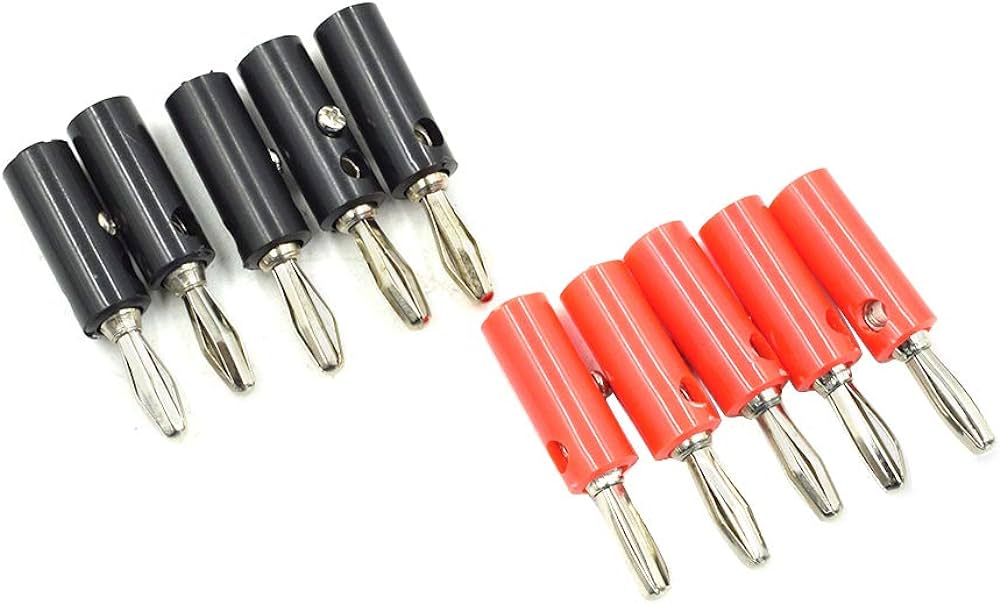 4mm Banana Plug Wire Cable Screw Plugs DC Power Supply Connector on Sale