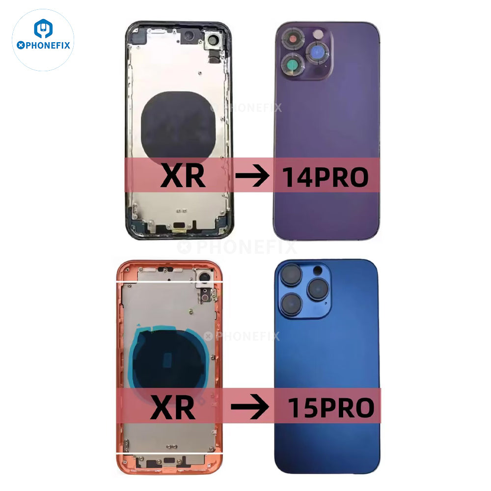DIY iPhone XR Back Housing To iPhone 14 Pro/15 Pro Battery Cover on Sale