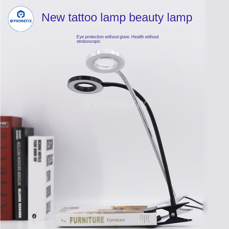 USB Adjustable Tattoo Clip Light Flexible LED Table Reading Lamp Sale