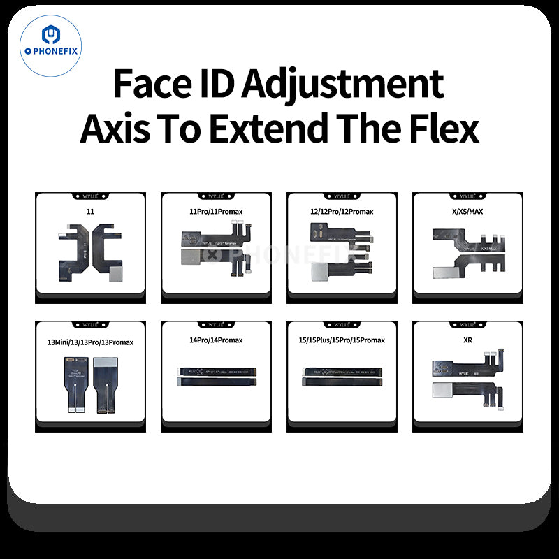WYLIE Dot Matrix Extension Flex Cable iPhone Face ID Test Alignment Repair Fashion