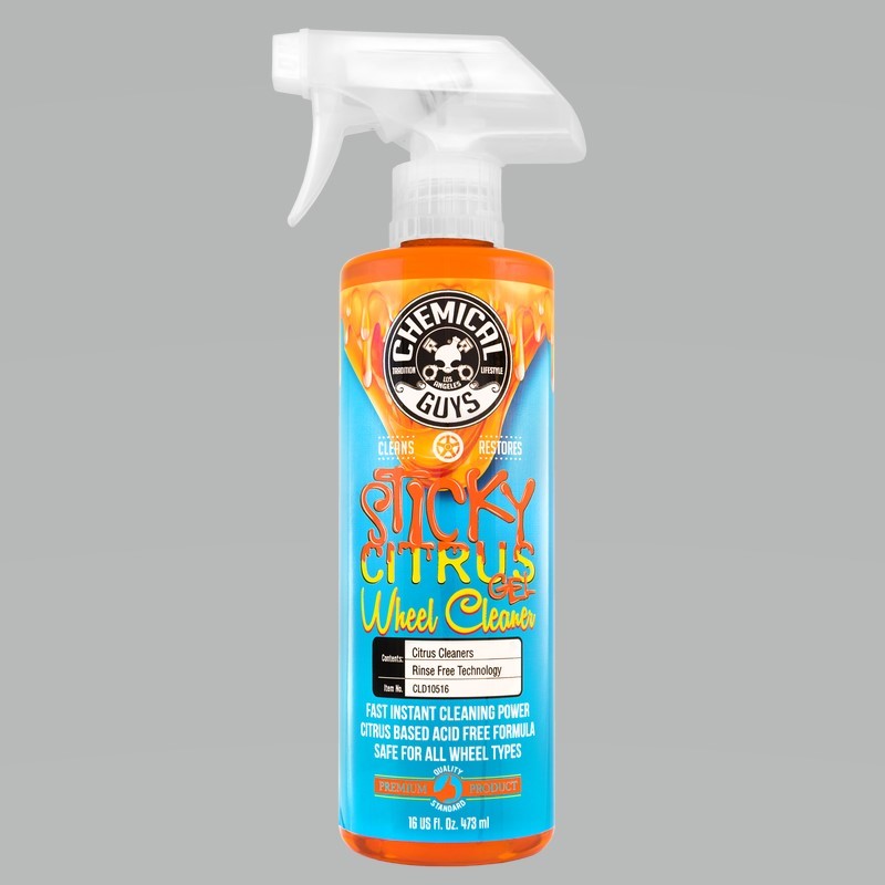Chemical Guys Sticky Citrus Wheel & Rim Cleaner Gel – 16oz Supply