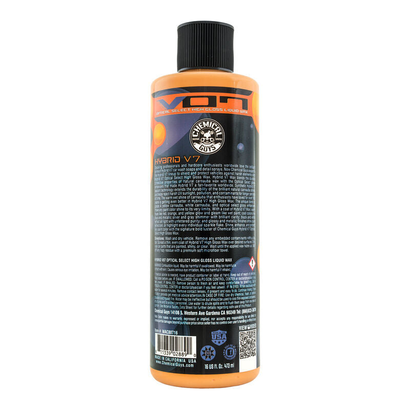 Chemical Guys Hybrid V07 Optical Select High Gloss Liquid Wax – 16oz Discount