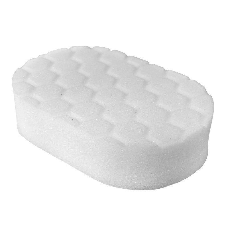Chemical Guys Hex-Logic Polishing Hand Applicator Pad – White – 3in x 6in x 1in Supply