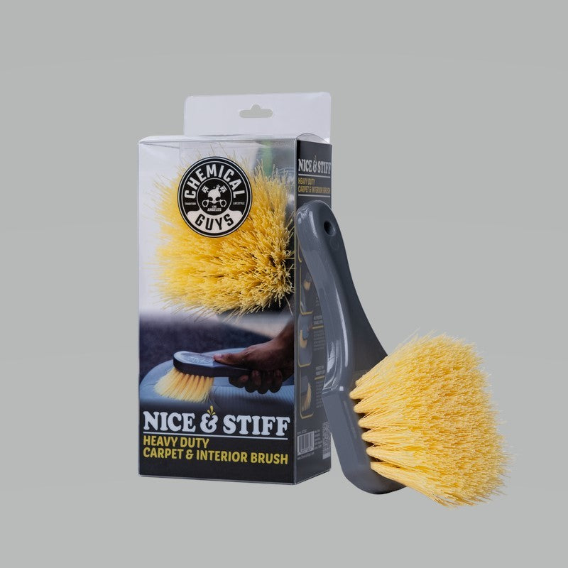 Chemical Guys Stiffy Brush For Carpets & Durable Surfaces – Yellow Fashion