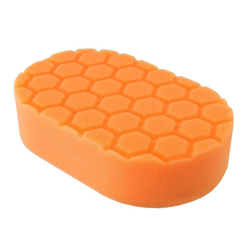 Chemical Guys Hex-Logic Medium Cutting Hand Applicator Pad – Orange – 3in x 6in x 1in Online Hot Sale
