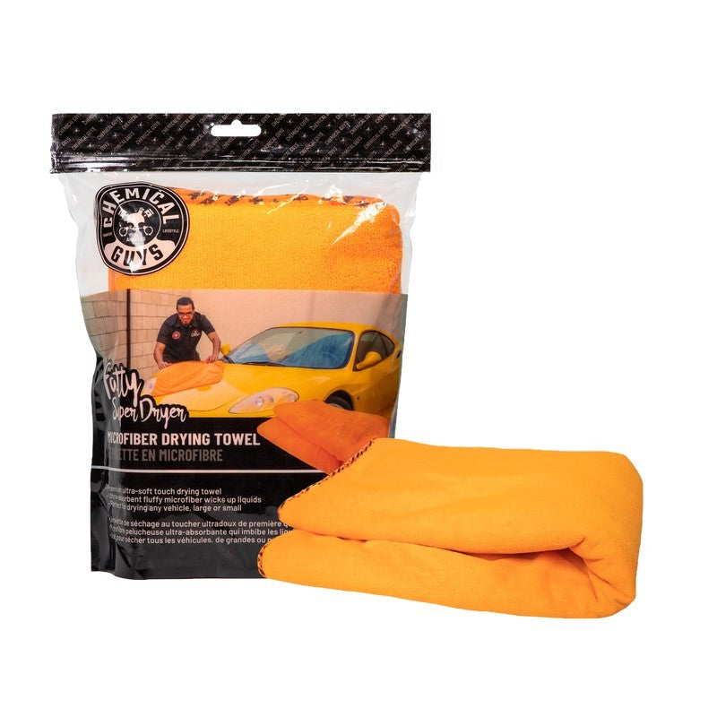 Chemical Guys Fatty Super Dryer Microfiber Drying Towel – 25in x 34in – Orange Online Hot Sale
