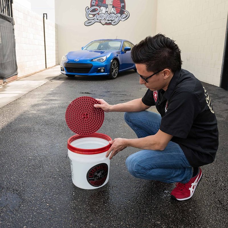 Chemical Guys Cyclone Dirt Trap Car Wash Bucket Insert – Red Online now