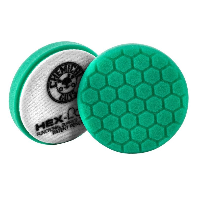 Chemical Guys Hex-Logic Self-Centered Heavy Polishing Pad – Green – 4in Sale