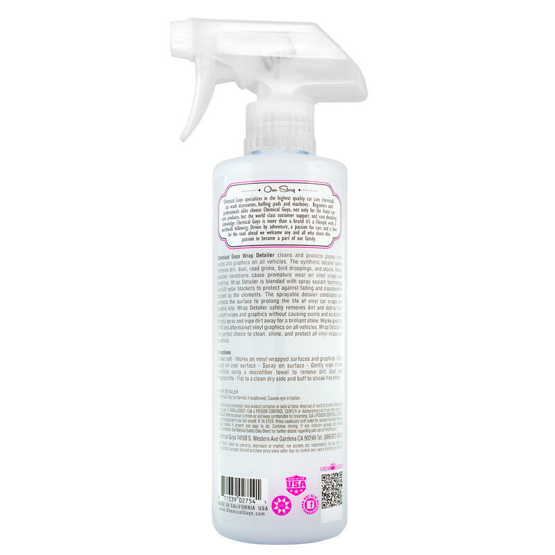 Chemical Guys Wrap Detailer Gloss Enhancer & Protectant for Vinyl Wraps – 16oz Sale