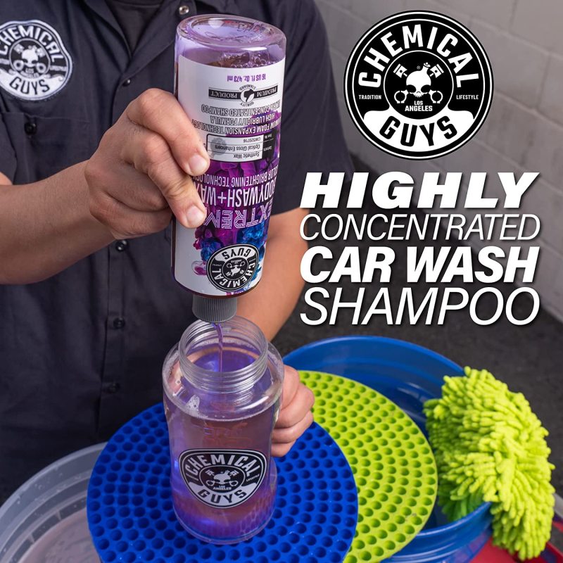 Chemical Guys Extreme Body Wash Soap + Wax – 16oz Supply