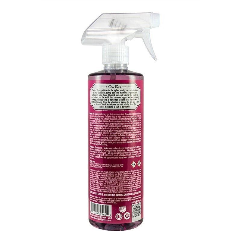 Chemical Guys DeCon Pro Iron Remover & Wheel Cleaner – 16oz Discount