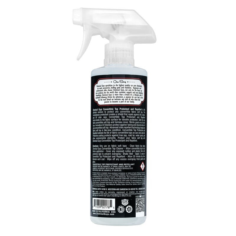 Chemical Guys Convertible Top Protectant & Repellent – 16oz Hot on Sale
