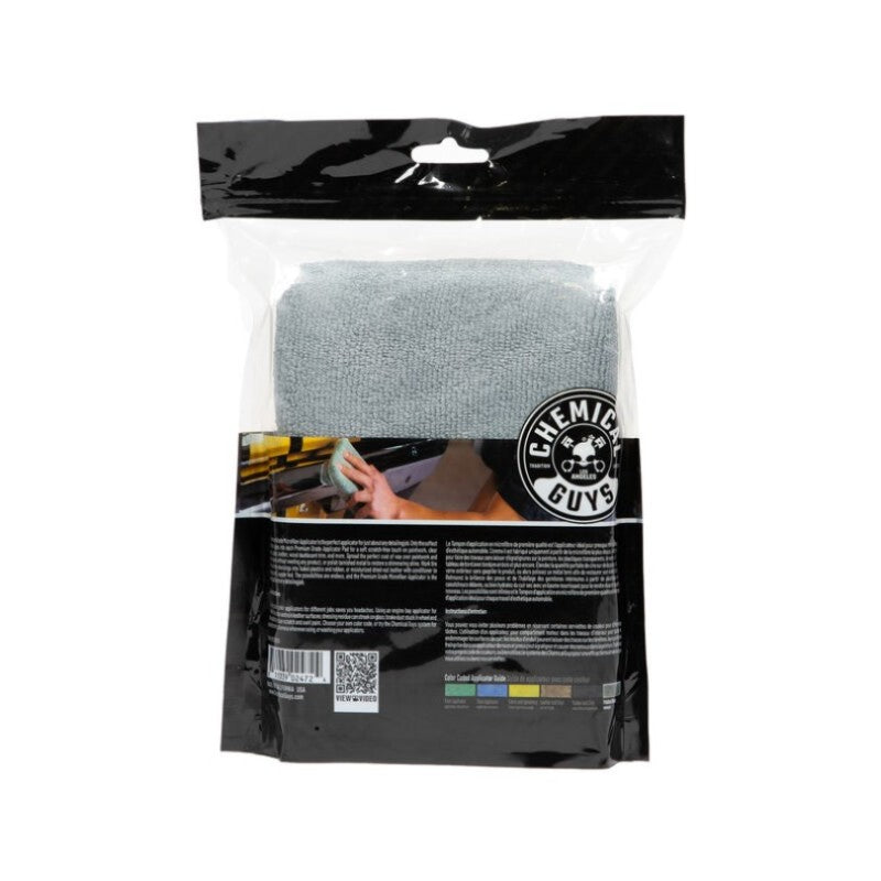 Chemical Guys Workhorse Microfiber Applicator – 5in x 3in x 1.5in – Gray – 2 Pack Online Hot Sale