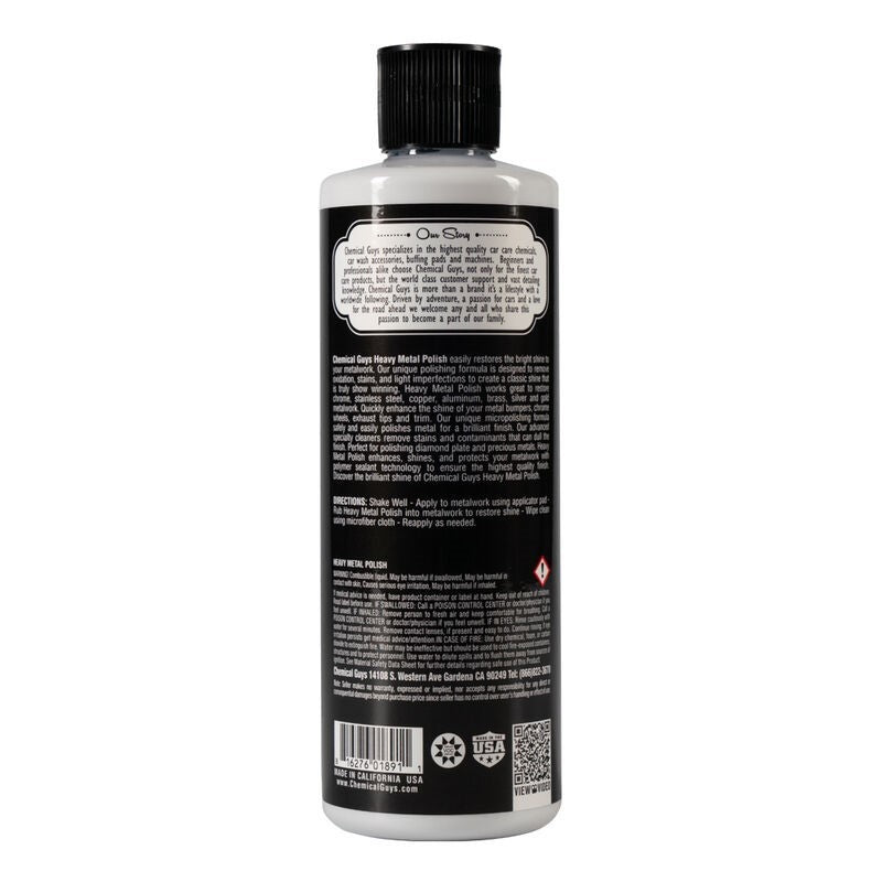 Chemical Guys Heavy Metal Polish – 16oz Online Hot Sale