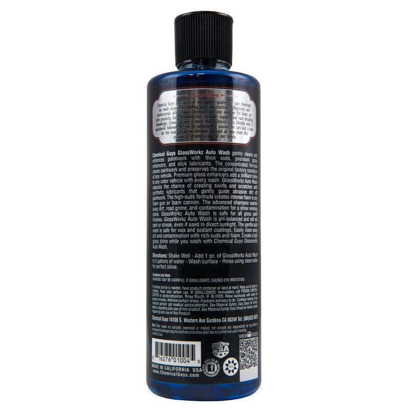 Chemical Guys Glossworkz Gloss Booster & Paintwork Cleanser Shampoo – 16oz Online