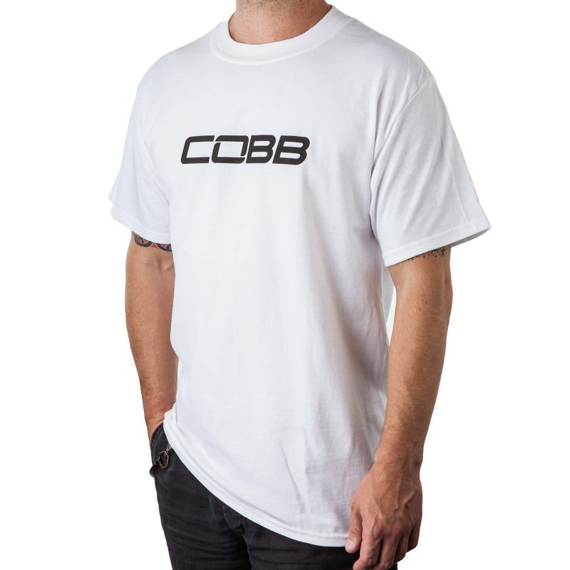 Cobb Tuning Logo Mens White T-Shirt – XSM Hot on Sale