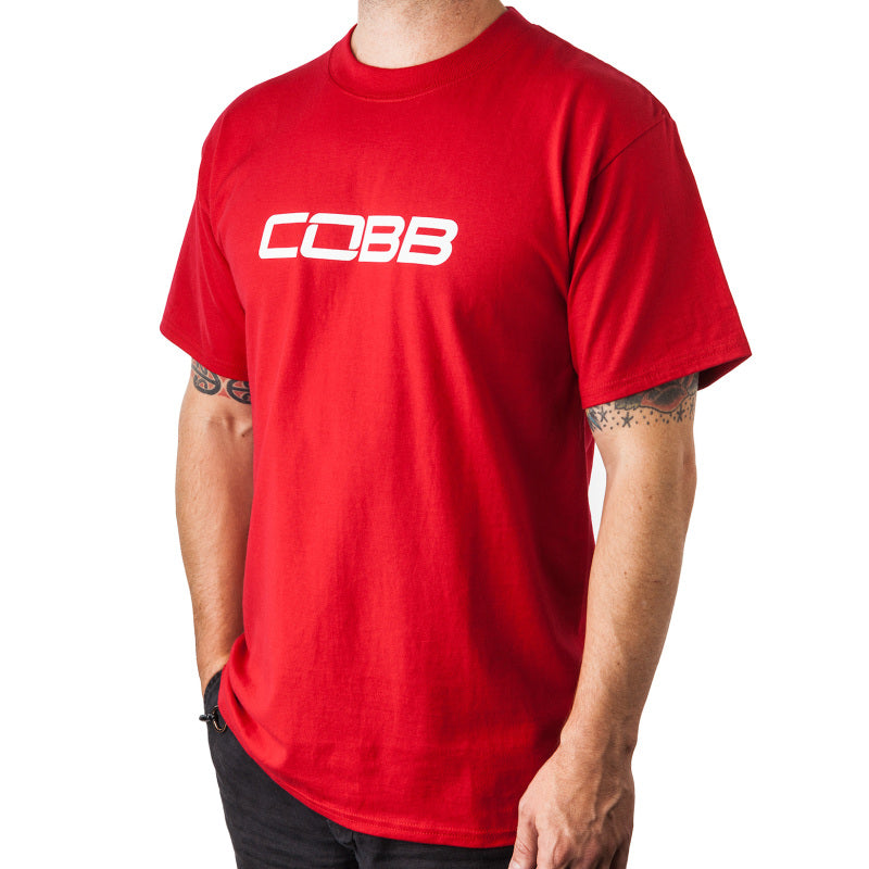 Cobb Tuning Logo Mens T-Shirt (Red) – Small Online Sale