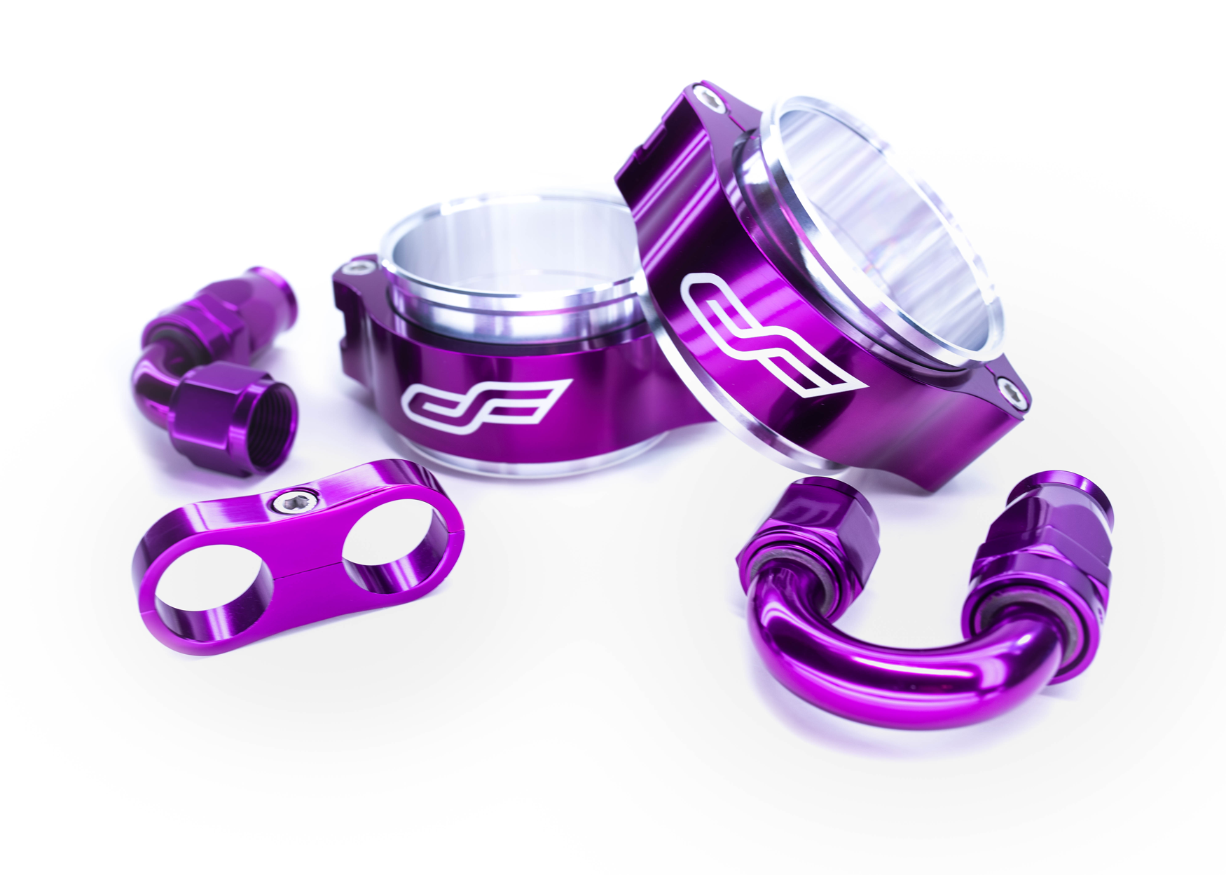 ColorFittings – 3.0″ Turbo Clamp w/ Aluminum Ferrules Online Sale