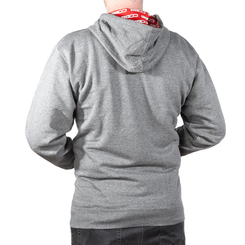 Cobb Grey Zippered Hoodie – Size Large Online now