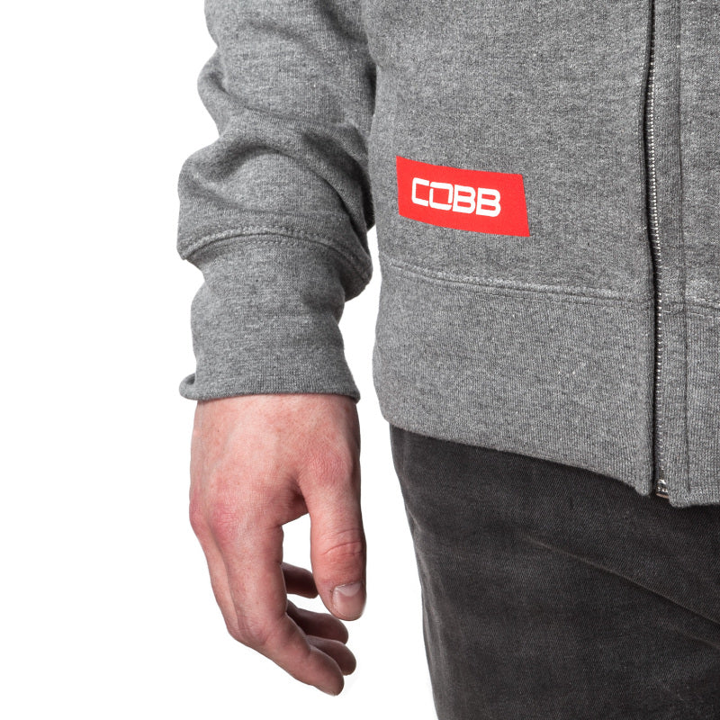 Cobb Grey Zippered Hoodie – Size X-Small Online